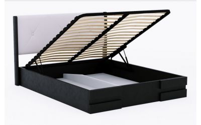 Кровать Сиена 1.2х1,9  с подьемным механизмом ArtWood (Венге)